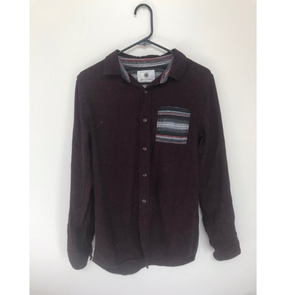 Pacsun Burgundy Flannel